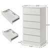 RISOKEYS 6 Drawers Dresser - Modern Tall Storage Cabinet with Concealed Handles, 6 Large Drawers & Anti-Tip Design,for Family Bedroom, Entryway - 3 of 4