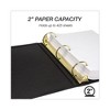 Samsill Classic Collection Ring Binder, 3 Rings, 2" Capacity, 11 x 8.5, Black - 3 of 4