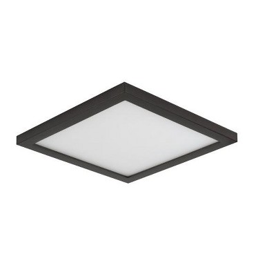 Maxim Lighting Wafer 1 - Light Flush Mount in  Bronze