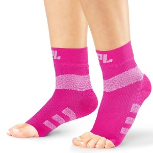 Powerlix 2-Pack Plantar Fasciitis Socks with Ankle Support Brace for Women & Men - 1 of 4