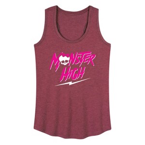 Women's - Monster High - Monster High Lightning Logo Graphic Racerback Tank - 1 of 4