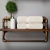 Luxury Cotton Heavyweight Ultra-Plush Bath Towel Set of 2 by Blue Nile Mills - 2 of 4