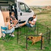 GOTGELIF 2 Panels 32" Height Dog Playpen Heavy Duty Pet Fence Indoor Outdoor - 2 of 4
