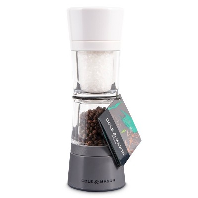 Cole & Mason Lincoln Duo Gray Acrylic Salt and Pepper Grinder