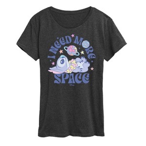 Women's - Lilo and Stitch - I Need More Space Short Sleeve Graphic T-Shirt - 1 of 4