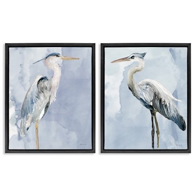 Stupell Industries Heron Birds Standing Blue Sky, 31" x 25"