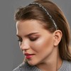 Unique Bargains Women's Bling Unspecified-Shaped Rhinestone Headband 5.31"x0.39" 1 Pc - 2 of 4