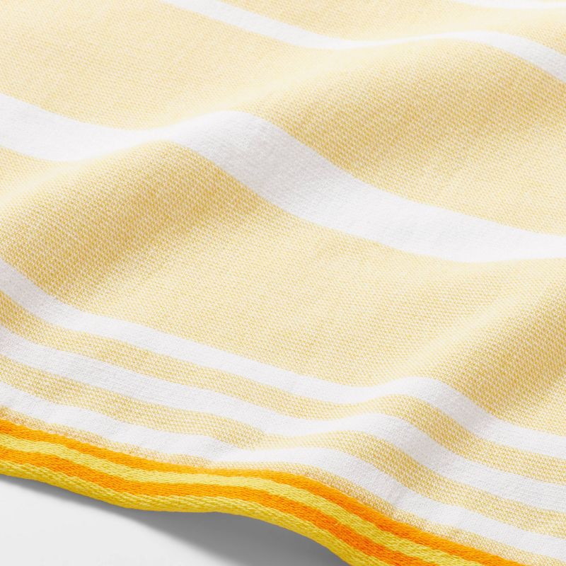 Striped Sand Resist Beach Towel Yellow - Sun Squad&#8482;, 4 of 5