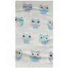 Nuby 4-Pack Neutral Receiving Blankets Gift Set, Owl - 3 of 3