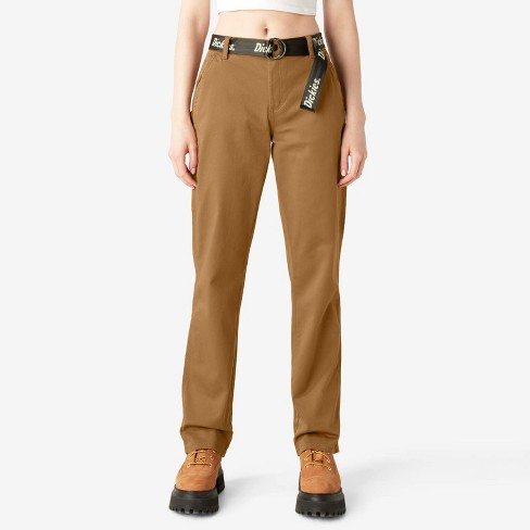 Dickies Women's Relaxed Fit Carpenter Pants, Brown Duck (bd), 27,27 ...