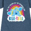 - Blue's Clues & You! - All The Colors Of The Rainbow Are Beautiful Graphic Short Sleeve Fleece Dress - 2 of 4