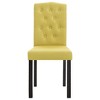 vidaXL Dining Chairs 4 pcs Green Fabric - 4 of 4