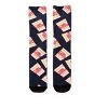 H3 Sportgear Cup Noodles Black Sublimated Adult Crew Socks | Shoe Size 8-12, Sock Size 10-13 - 2 of 4