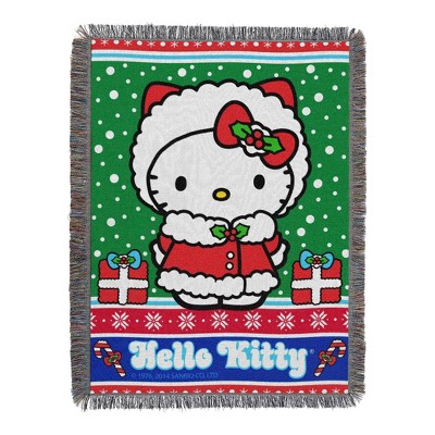 Hello Kitty Snowy Kitty 051 Tapestry Throw Blanket
