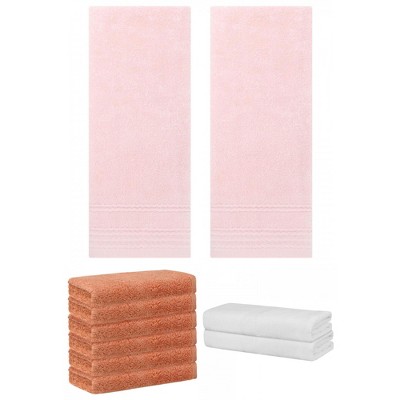 REGALWOVEN Striped Soft Absorbent Bathroom Cotton Towel Set 3 Pcs