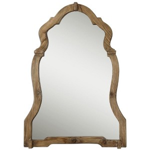 Uttermost Agustin Light Walnut Mirror - 1 of 3