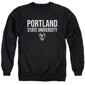 Portland State University Official Stacked Adult Crewneck Sweatshirt - 1 of 4
