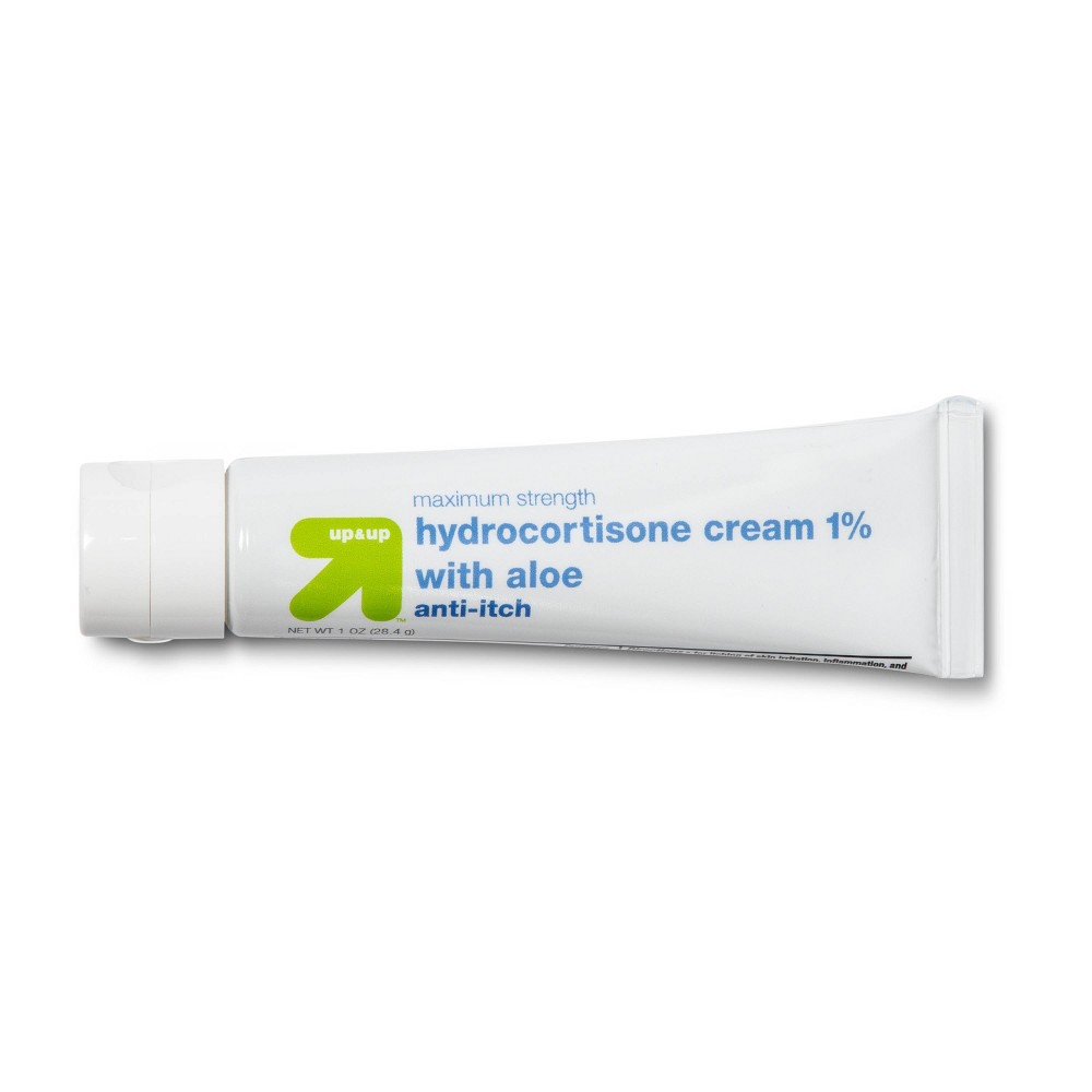 Anti-Itch 1% Hydrocortisone Maximum Strength Cream with Aloe - 1oz - up&up™