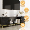 Bella Depot 70''W Wood Media Entertainment Center Console TV Stand - 4 of 4