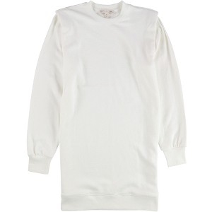I.N.C International Concepts Womens Knit Mini Dress, Off-White, Medium - 1 of 2