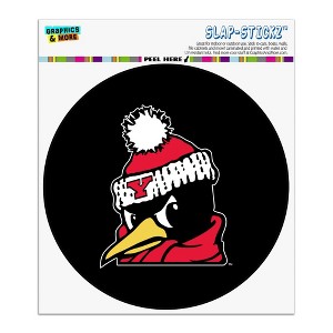 Youngstown State Secondary Logo Automotive Car Window Locker Circle Bumper Sticker - 1 of 4