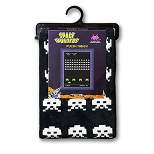 Crowded Coop, LLC Space Invaders Plush Lightweight Throw Blanket | 60 x 45 Inches