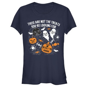 Juniors Womens Star Wars Halloween Not the Treats T-Shirt - 1 of 4
