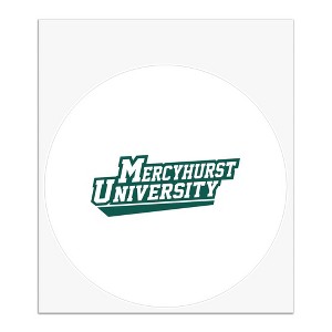 Mercyhurst University Secondary Logo Automotive Car Window Locker Circle Bumper Sticker - 1 of 4