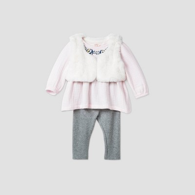 baby fur vest target