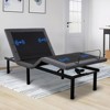Twin XL/Queen Electric Adjustable Bed Base Frame,Head and Foot Incline,Ergonomic Full Size Bed Frame with 2 USB Ports & LED Nightlight - 2 of 4