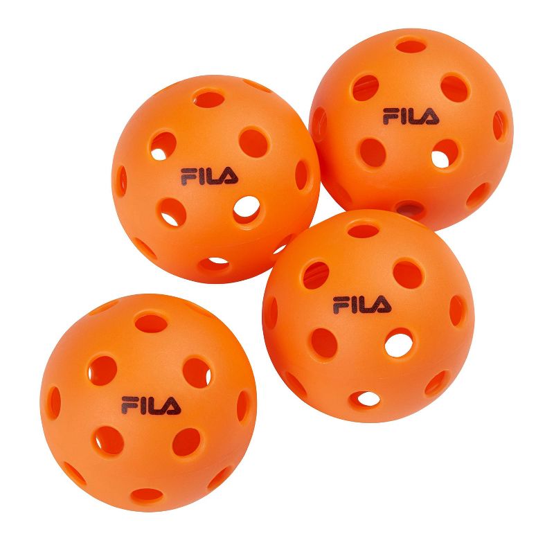 Fila Indoor Pickle Balls 4pk - Orange, 1 of 4