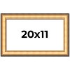 PosterPalooza | Traditional Gold Picture Frame - UV Acrylic, Backing Board, Hanging Hardware Included - 2 of 4