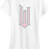 Women's - Wicked - Pink and Green Logo Short Sleeve Graphic T-Shirt - 3 of 4