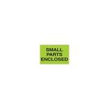 Tape Logic Labels "Small Parts Enclosed" 2 x 3" Fluorescent Green 500/Roll (DL1625) 