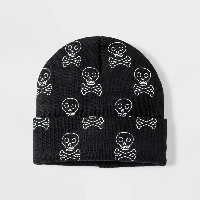 Boys' Halloween Skeleton Hat - Cat & Jack™ Black