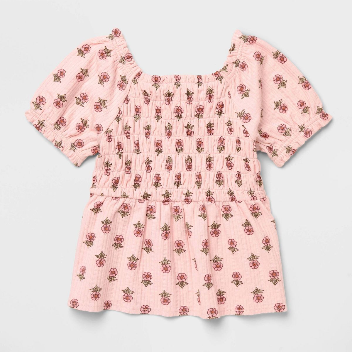 Baby & Toddler Girls' Knit Top & Pants Set 2pc - Cat & Jack™ - thumbnail 6