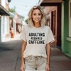 Simply Sage Market Women's Adulting Requires Caffeine Short Sleeve Graphic Tee - 2 of 4