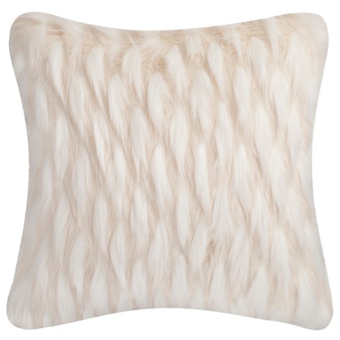 White fur pillow store target