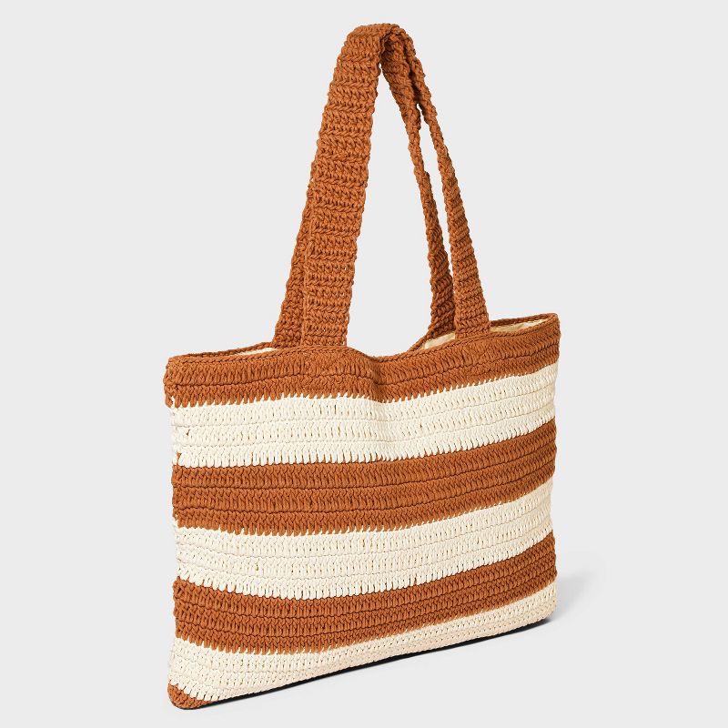 Crochet Tote Handbag - A New Day™, 3 of 7