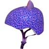 Krash! Youth Leopard Kitty Helmet - Purple - image 2 of 4