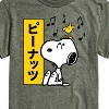 Men's - Peanuts - Snoopy And Woodstock Short Sleeve Graphic T-Shirt - 2 of 4