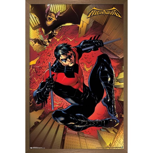 Trends International Dc Comics - Nightwing - Jump Framed Wall Poster Prints : Target