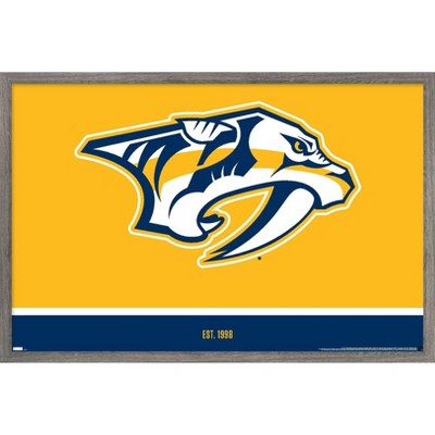 Trends International Nhl Nashville Predators - Roman Josi Feature Series 23  Framed Wall Poster Prints Barnwood Framed Version 14.725 X 22.375 : Target