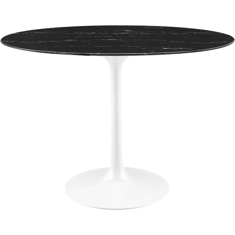 Modway Lippa 42 Oval Artificial Marble Dining Table, 2 of 3