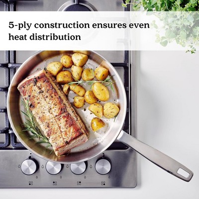 Alva Maestro 9.5" Stainless Steel Non-stick Frying Pan