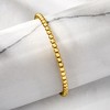 Pure Collection by Ross-Simons Italian 4mm 18kt Gold Vermeil Bead Stretch Bracelet Size 8 - 3 of 4