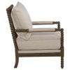 CAVINAS Linen Accent Chair with Spindl Backrest,Legs and Armrests,Cozy Upholstered Living Room Chairs,Reading Chairs for Living Room - 3 of 4