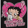Betty Boop Cancer Stronger Every Day Womens Graphic T Shirt Tees Brisco Brands - 2 of 4
