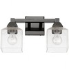 Livex Lighting Aragon 2 - Light Vanity in  Black Chrome - 3 of 4
