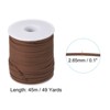 Unique Bargains DIY Suede Lace Ribbon Faux Leather Cord Leather Crafts Lace 1 Pc - 2 of 4